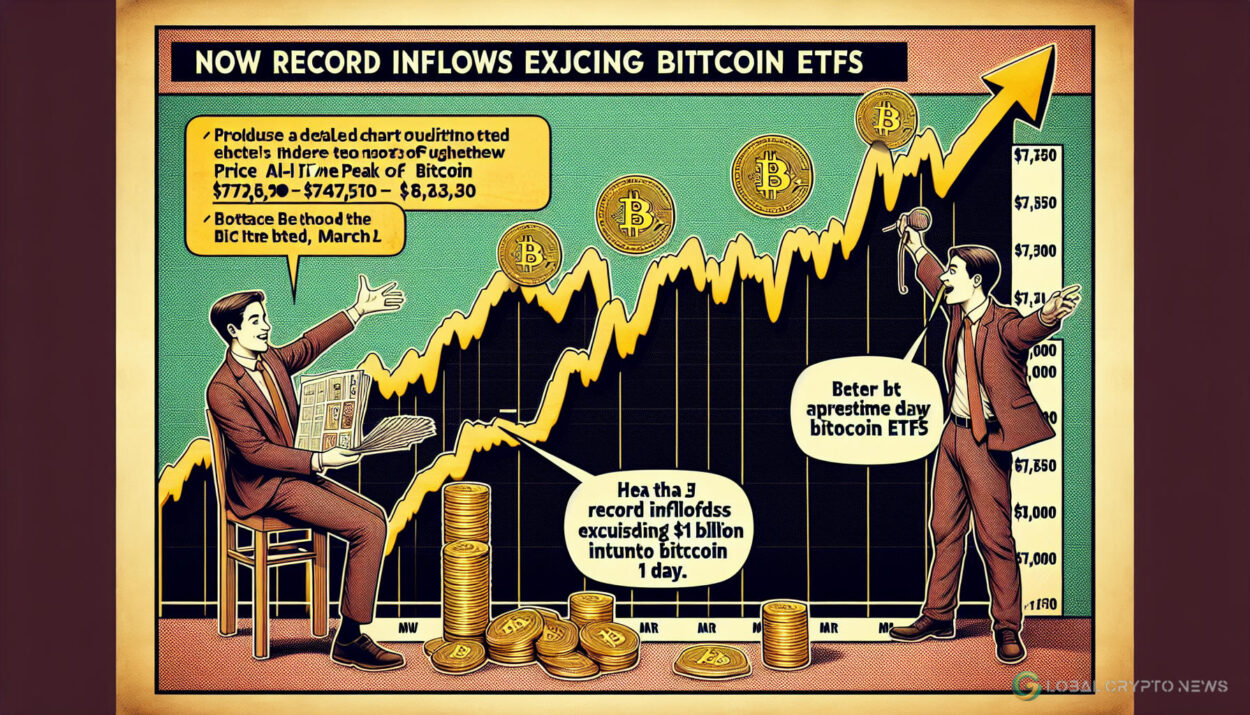 Bitcoin (BTC) Hits New All-Time High at $73,650 - Record Inflows into Bitcoin ETFs