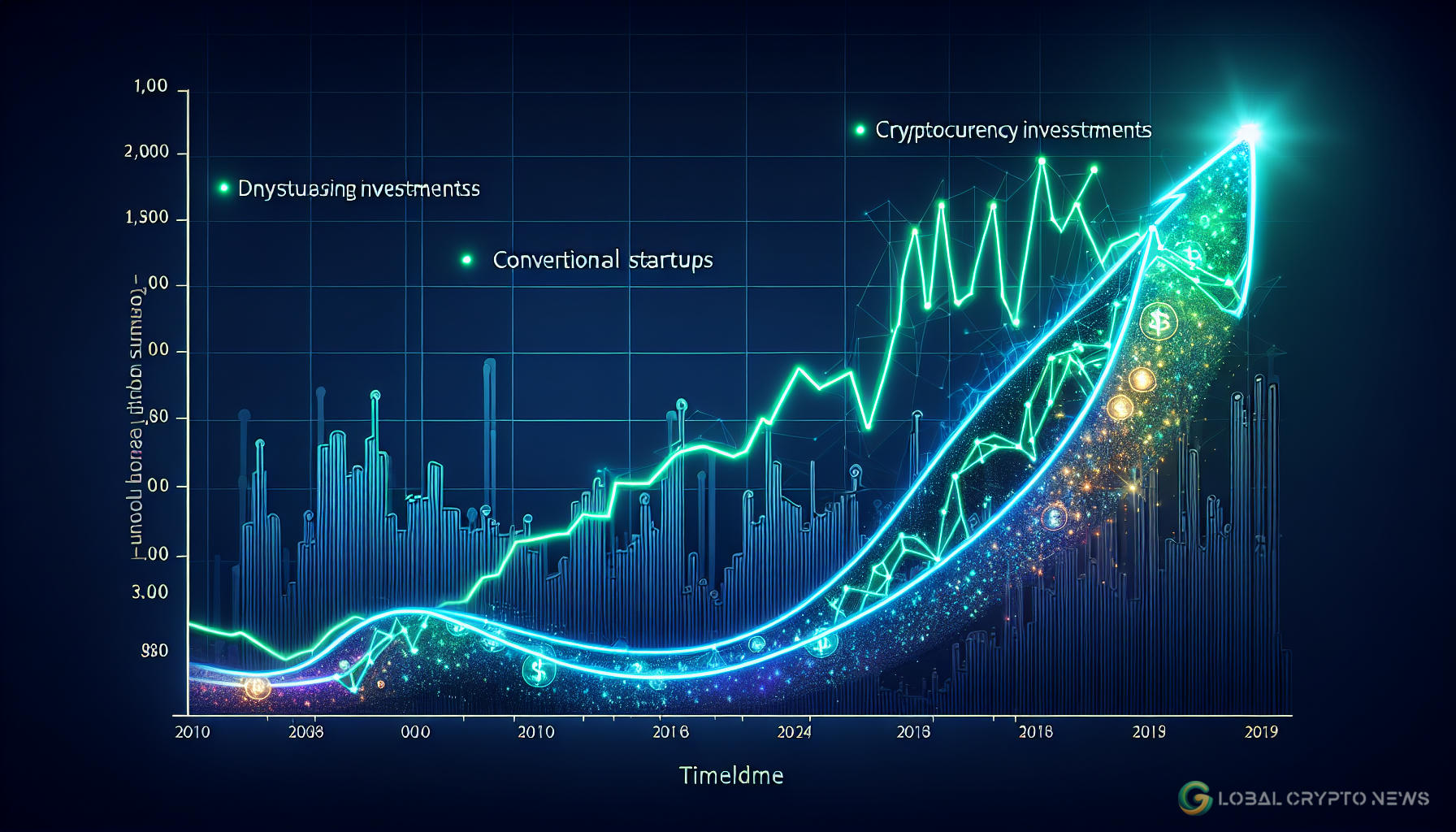 Crypto Investments Surge in Q1 2024 Amid Traditional Startup Slump