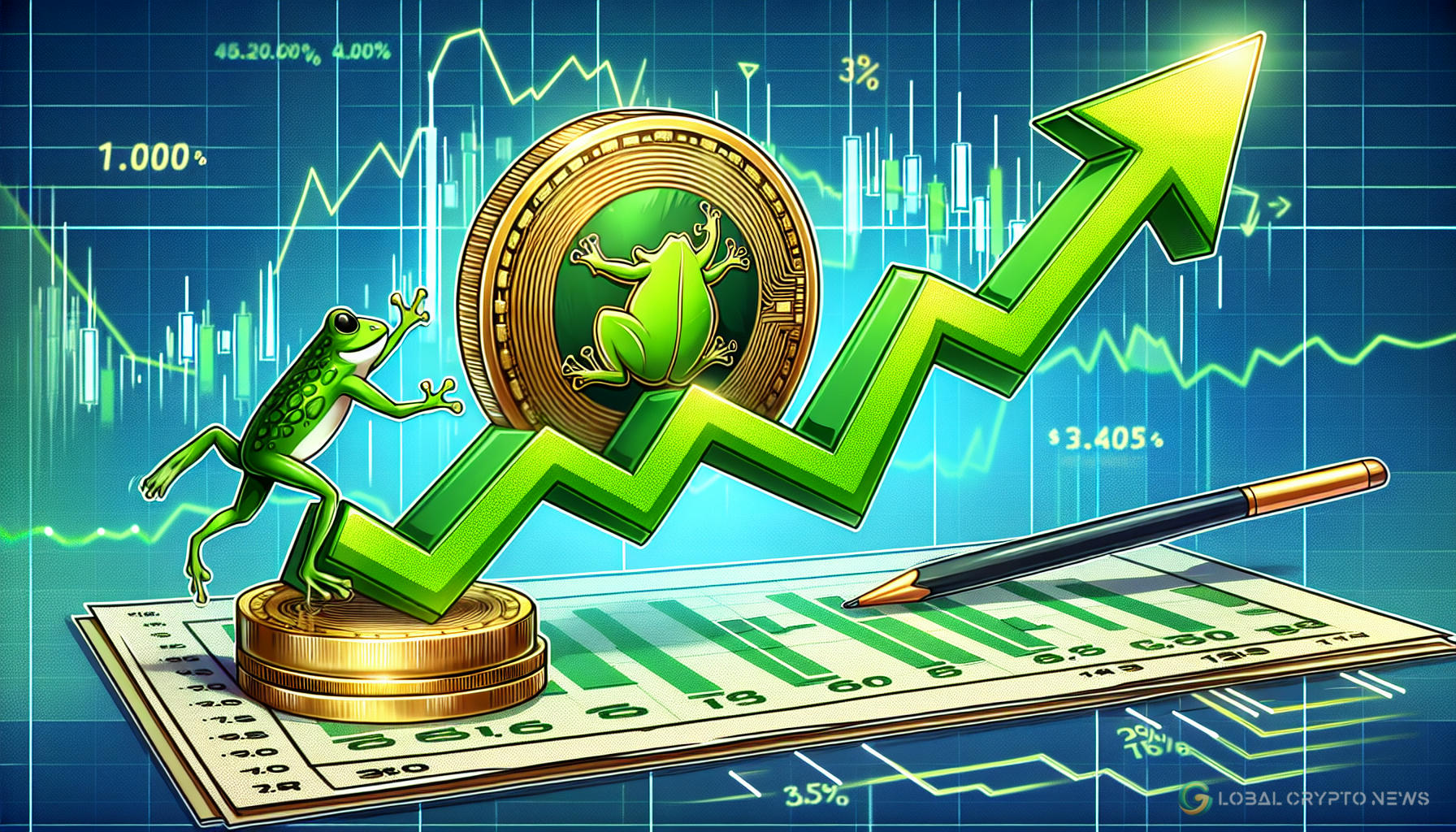 Pepe Coin Surges 10%, Hits New All-Time High Amid Trading Frenzy