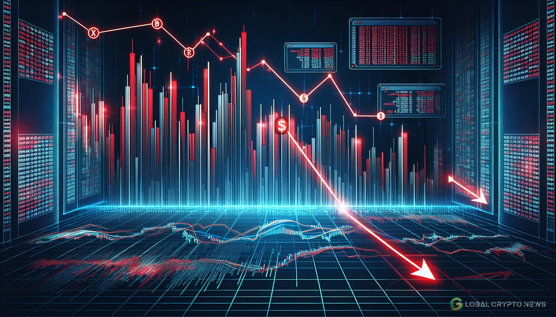 Cryptocurrency Market Sees Bearish Trend, Bitcoin Drops 4%