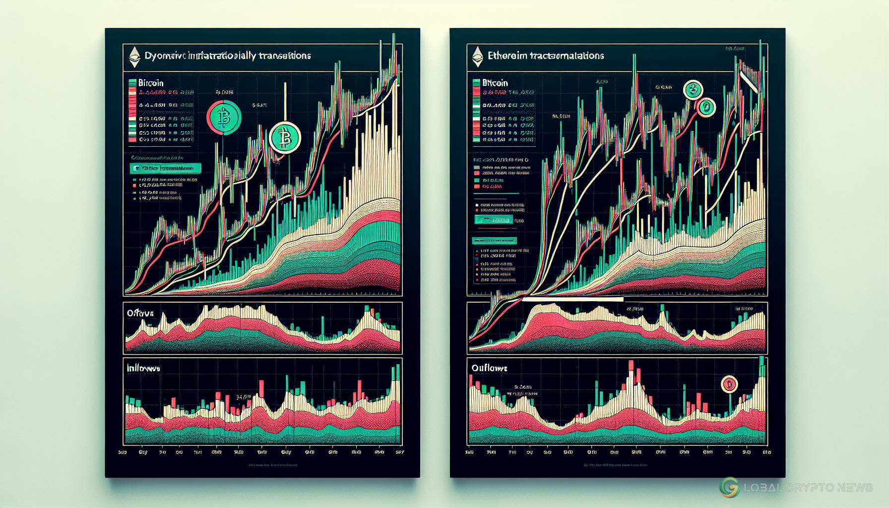 Bitcoin ETFs See Mixed Inflows While Ethereum ETFs Face Outflows