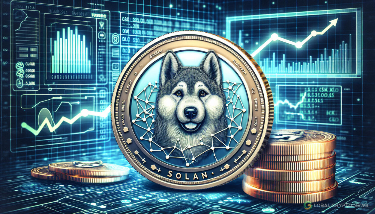 Dogwifhat Rises 52%, Becomes Top 50 Cryptocurrency on Solana