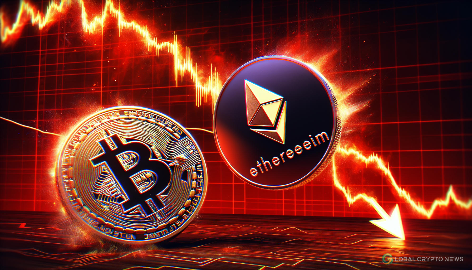 Bitcoin and Ethereum Plunge Amid Geopolitical Tensions and Market Moves