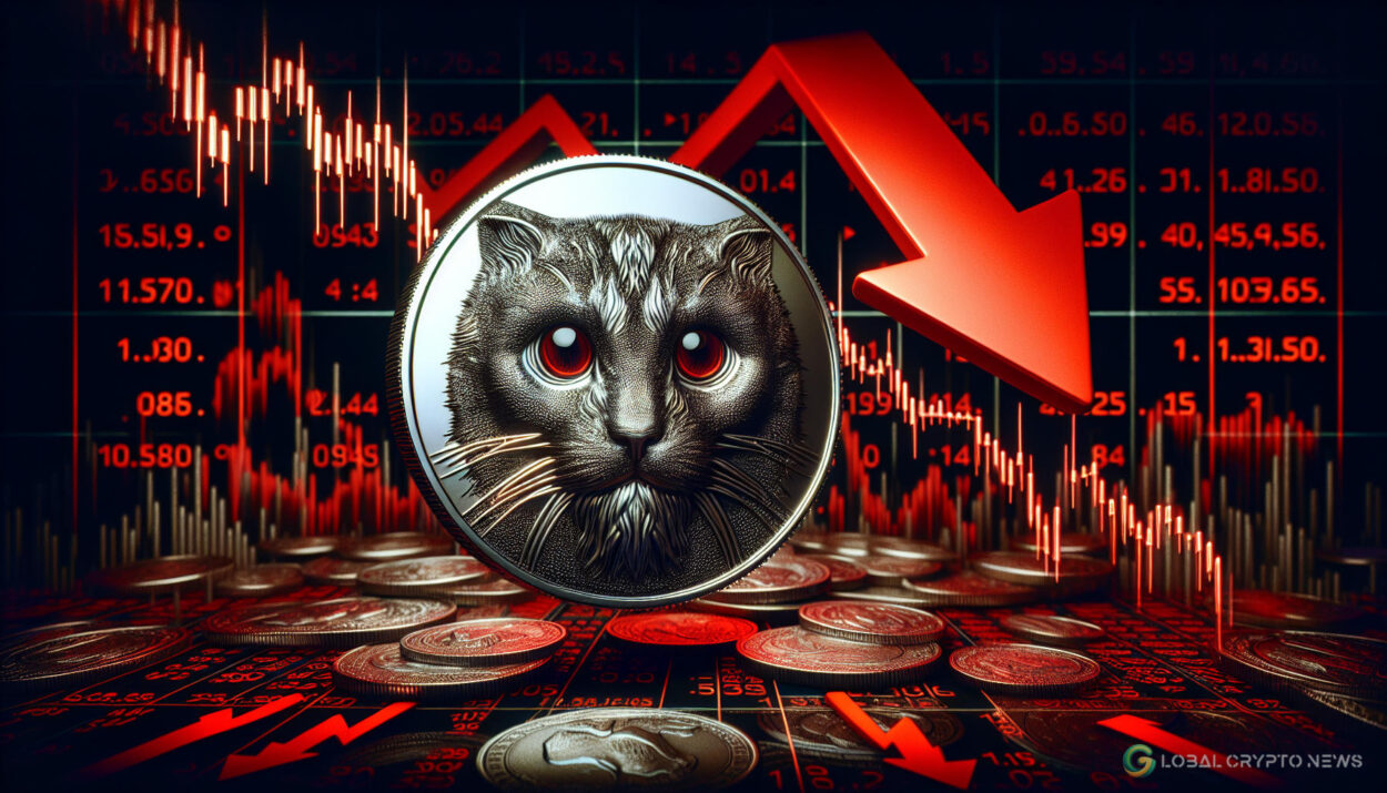 Popcat Meme Coin Drops 22%, Market Cap Now Over $608 Million