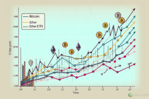 Bitcoin and Ether ETFs Exhibit Contrasting Investor Behavior