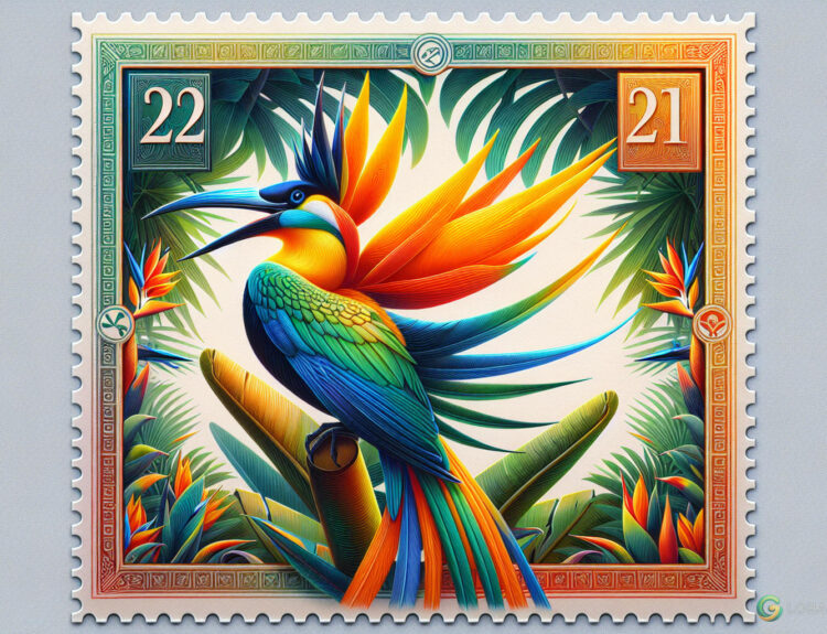 Indonesia Launches First NFT Postage Stamp Featuring Bird of Paradise