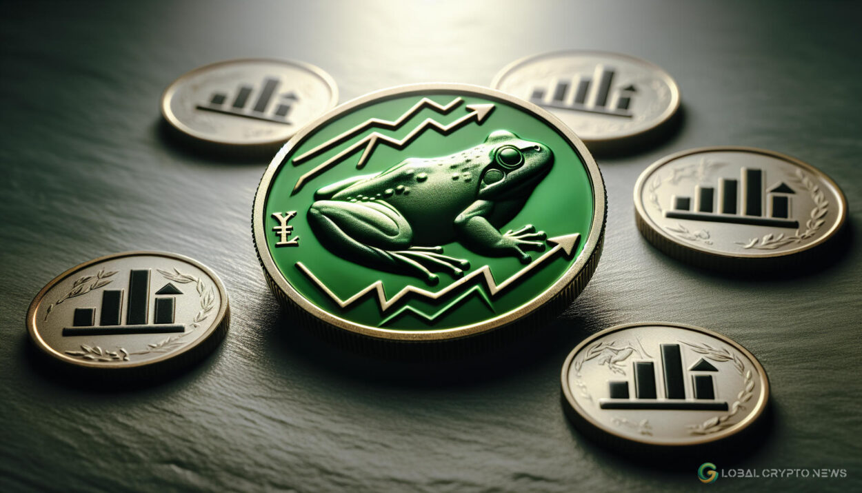 Pepe Meme Coin Surges to Monthly High Amid Exchange Outflows