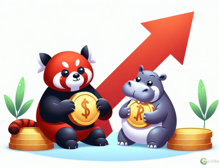 BaoBaoSol and Moo Deng Meme Coins Surge Over 500% in 24 Hours