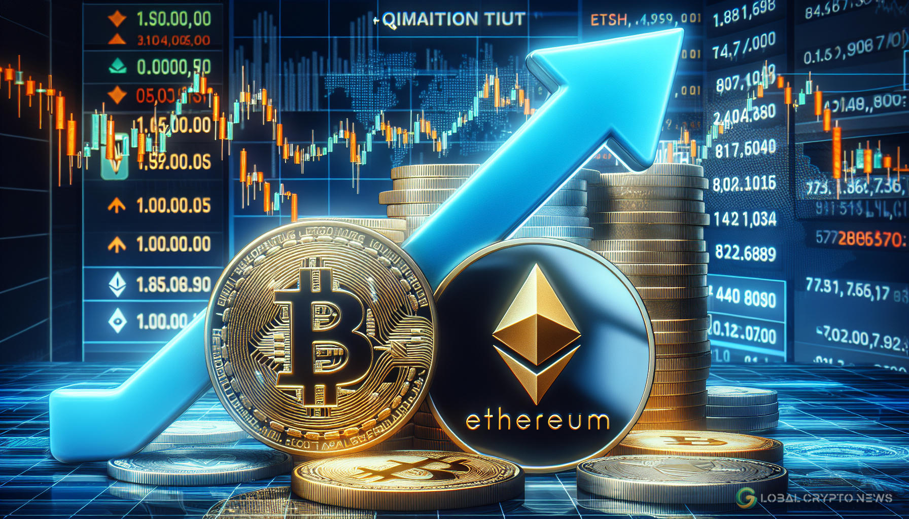 Bitcoin and Ethereum Surge as Short Liquidations Hit $95 Million