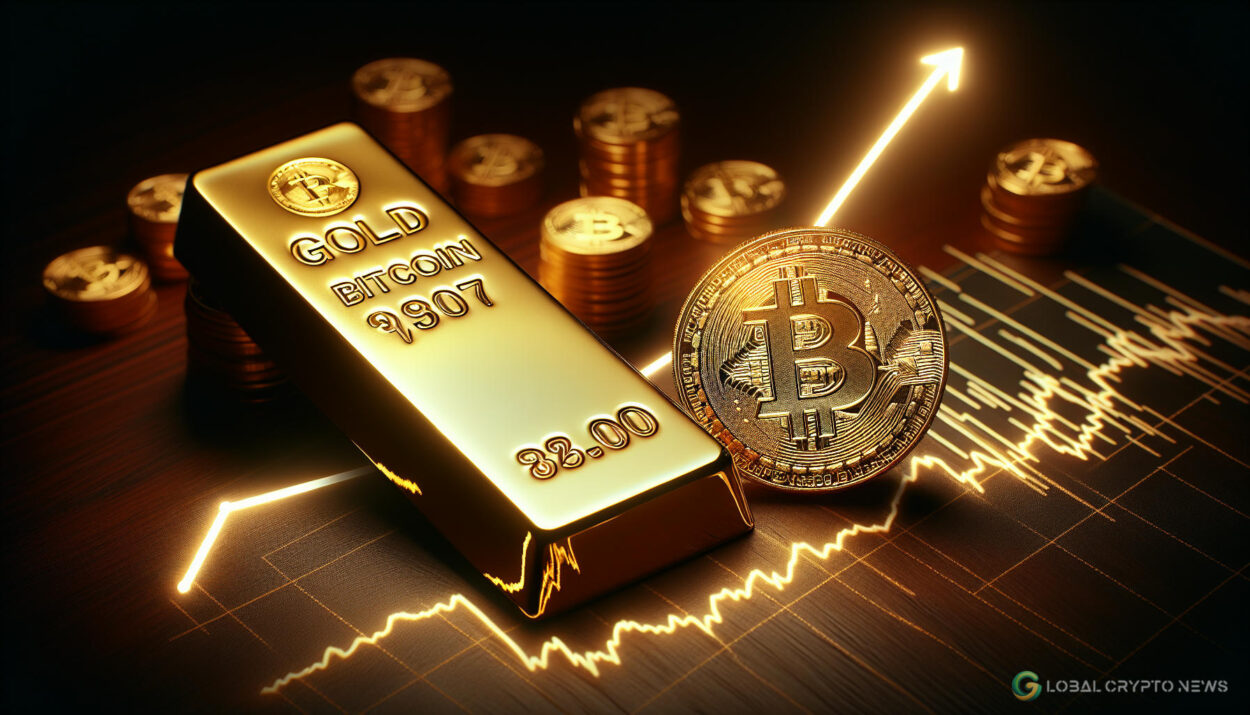 Gold Hits Record Highs as Bitcoin Surpasses $67,000