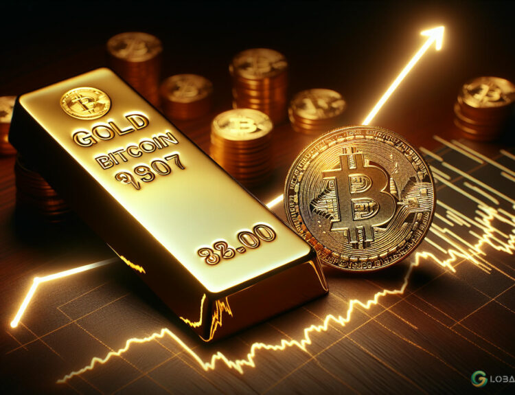 Gold Hits Record Highs as Bitcoin Surpasses $67,000