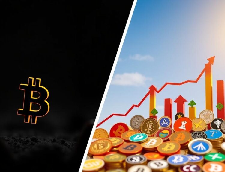 Altcoins Outshine Bitcoin as Price Falls Below $100,000