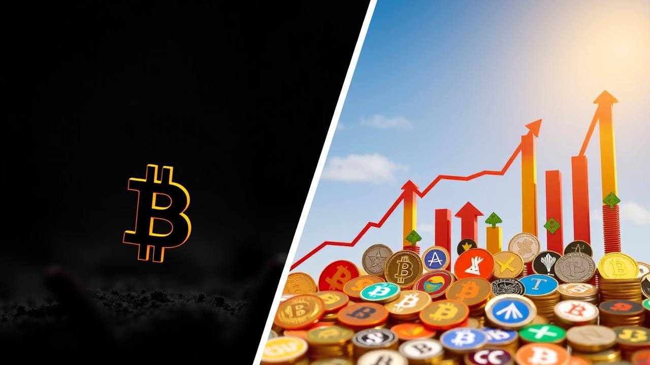 Altcoins Outshine Bitcoin as Price Falls Below $100,000