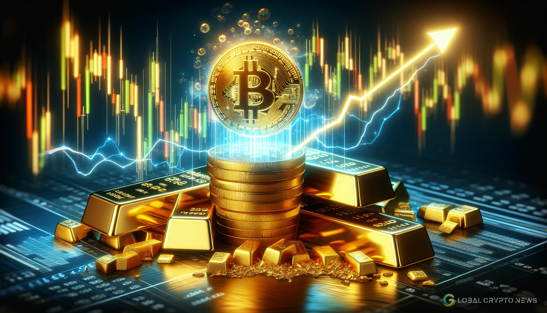 Bitcoin Surges as U.S. Stocks Plunge Amid Economic Uncertainty