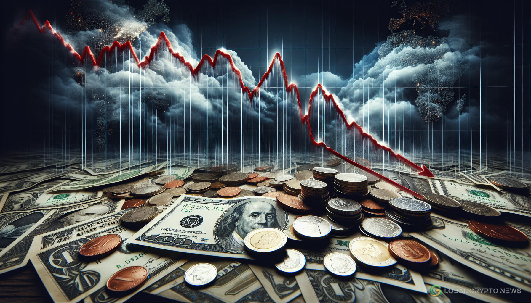 Cryptocurrency Market Dips Following US Credit Downgrade